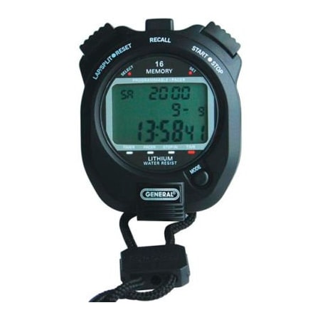 General Tools Three Line Stopwatch SW888L